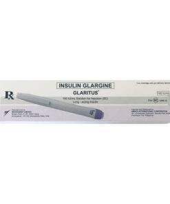 GLARITUS SOLNINJ 100IU/ml