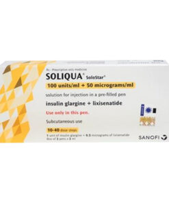 SOLIQUA SOLOSTAR 100UNTS/ml+50mcg/ml