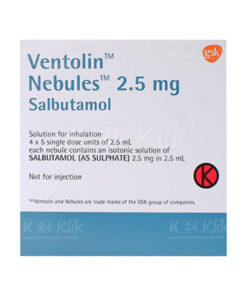 VENTOLIN NEBULE 2.5mg (2.5ml)